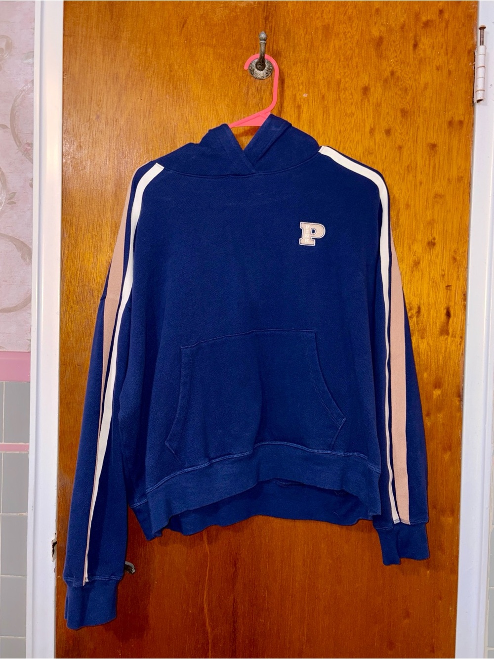 Pink Varsity Sweatshirt